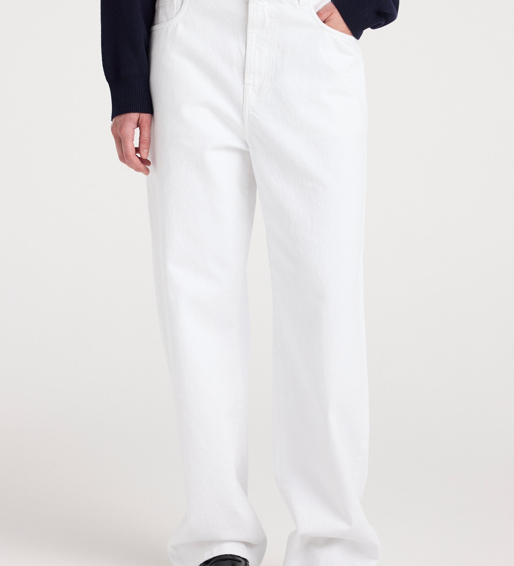 ROHE - Bruun - Signature baggy denim | optic white