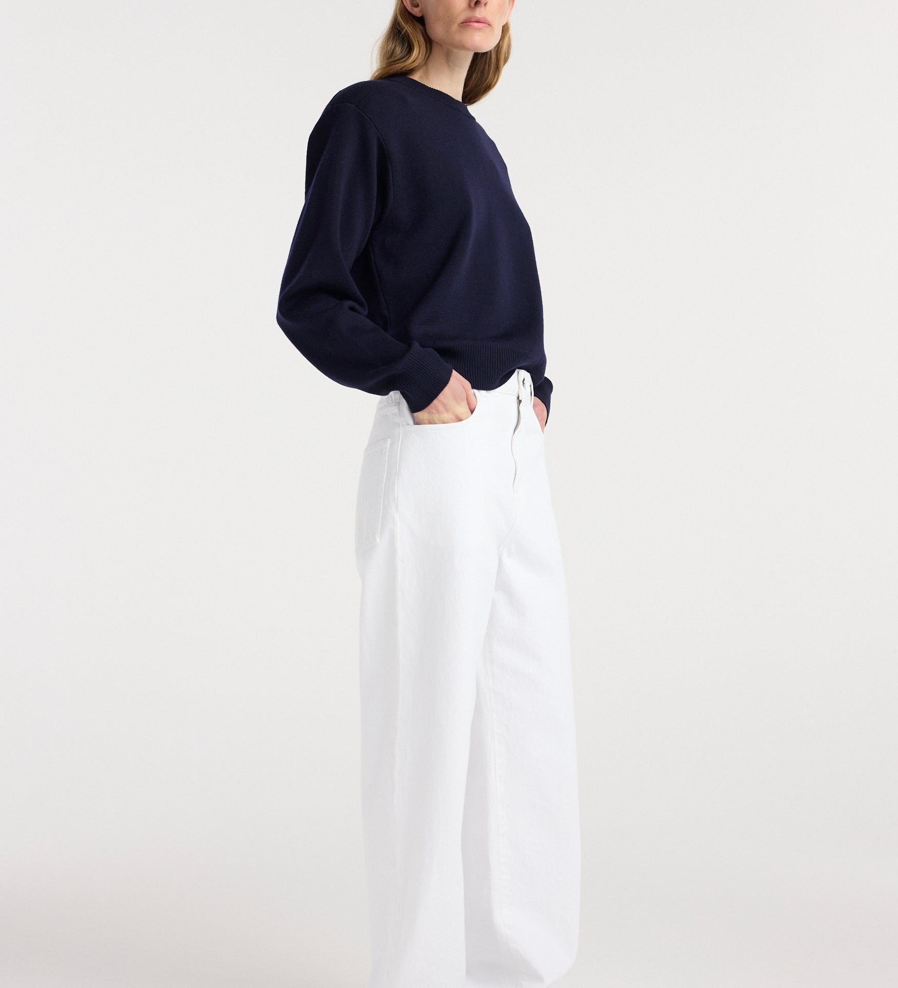 ROHE - Bruun - Signature baggy denim | optic white