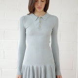 Conner Ives - The Pom Pom Polo Dress - Grey