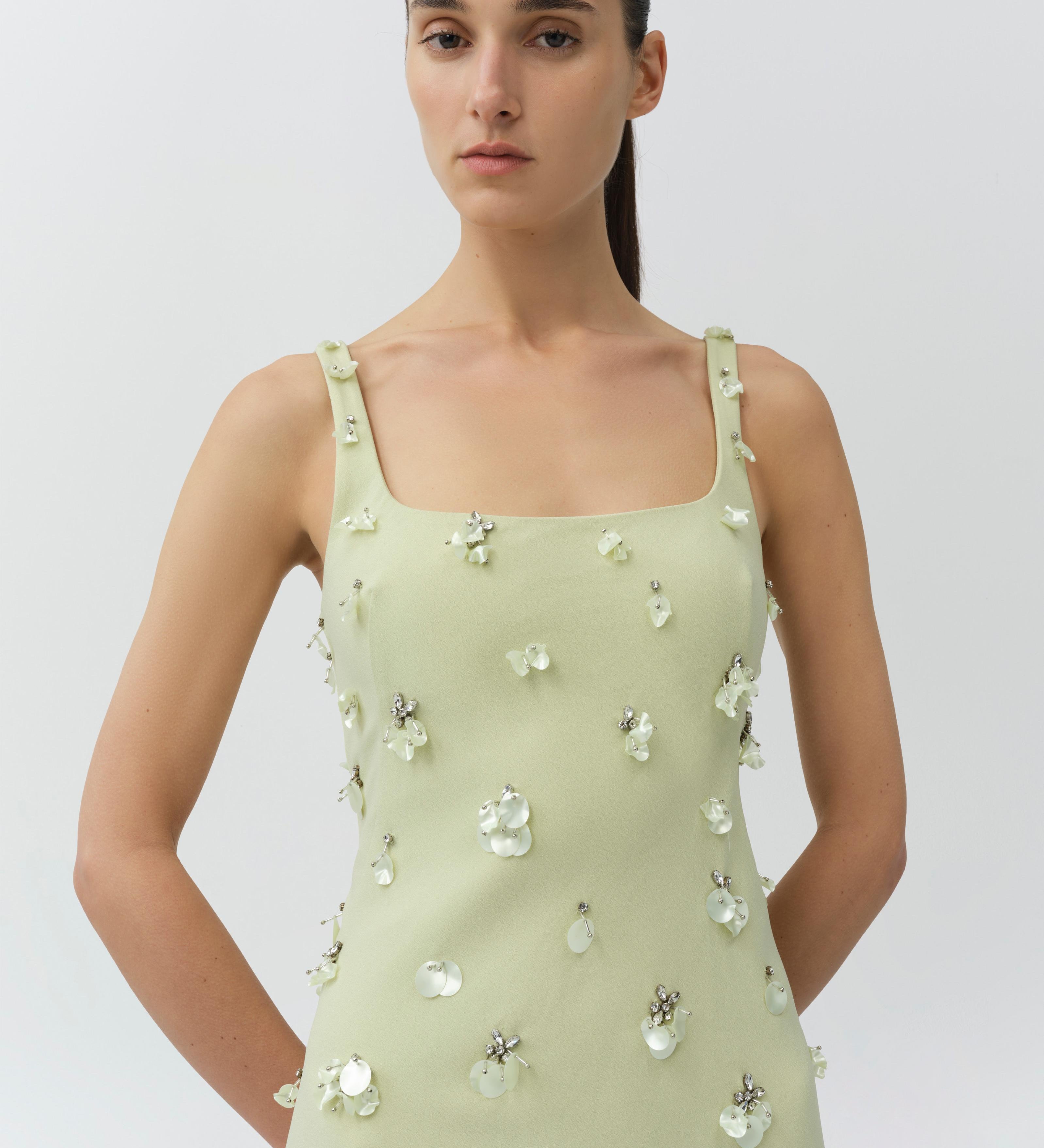 Simkhai - Ziva Embellished Crepe Mini Dress