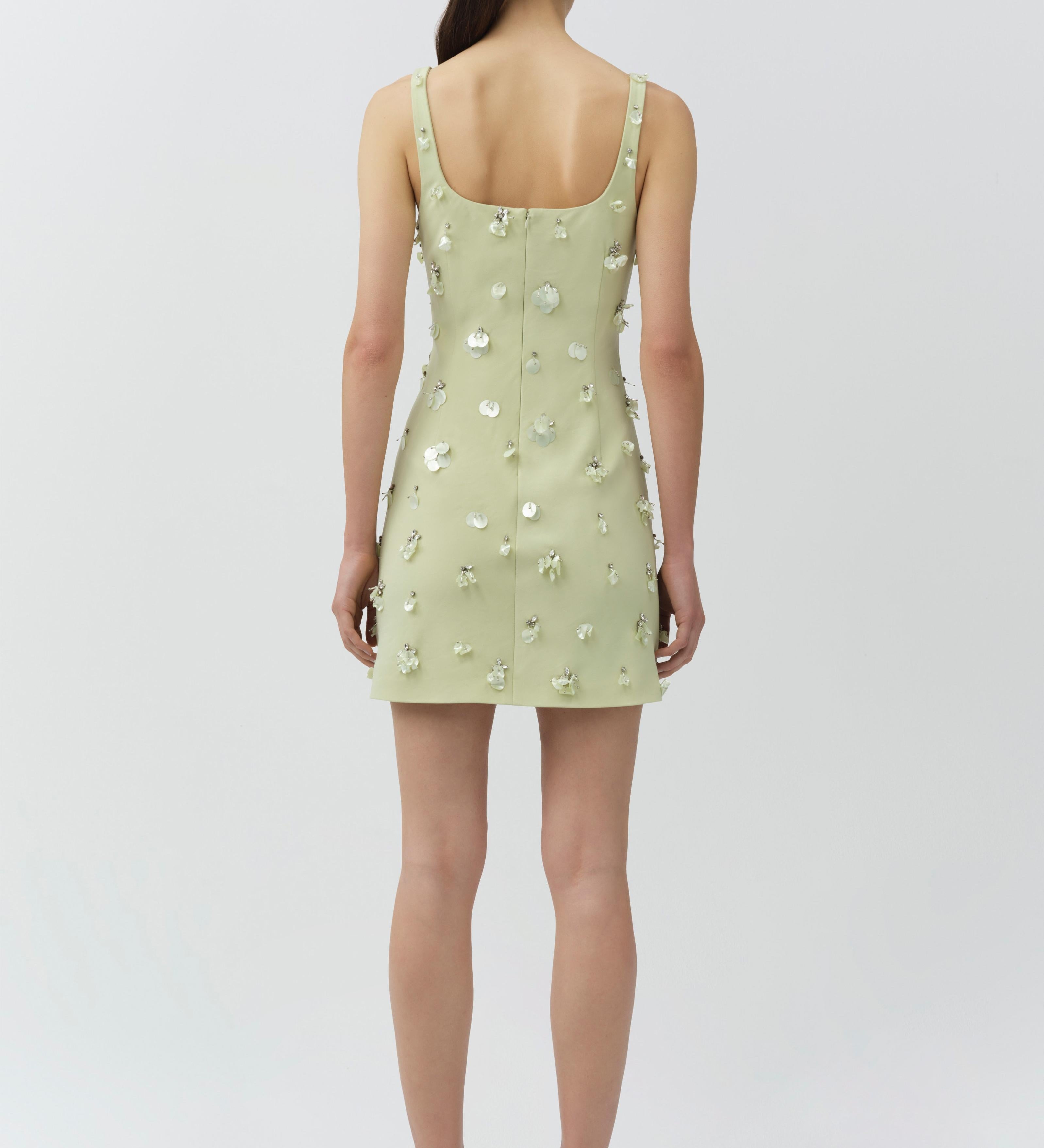 Simkhai - Ziva Embellished Crepe Mini Dress
