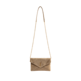 Saint Laurent - Cassandre Suede Small Chain Pouch