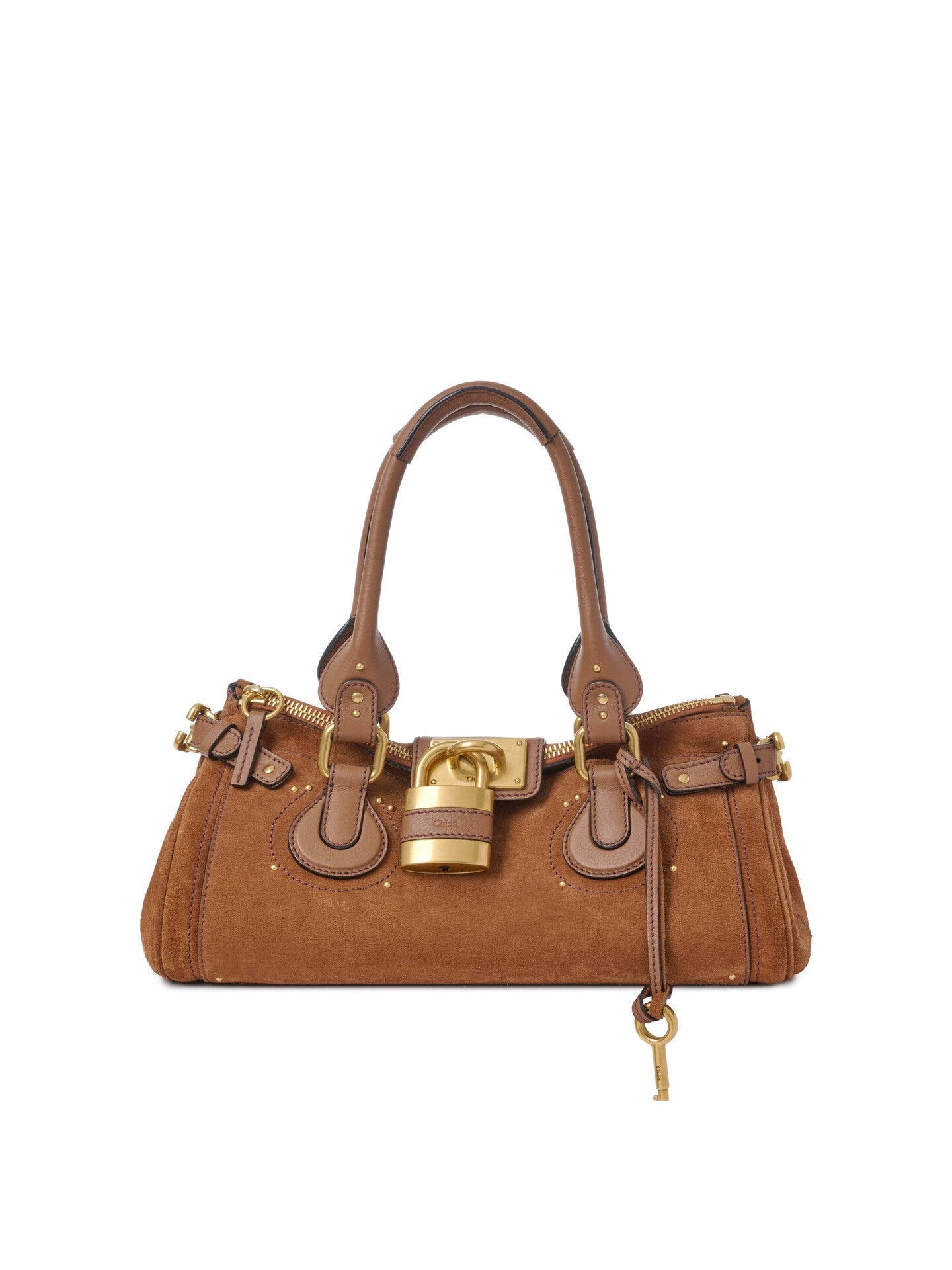 Paddington bag in suede leather