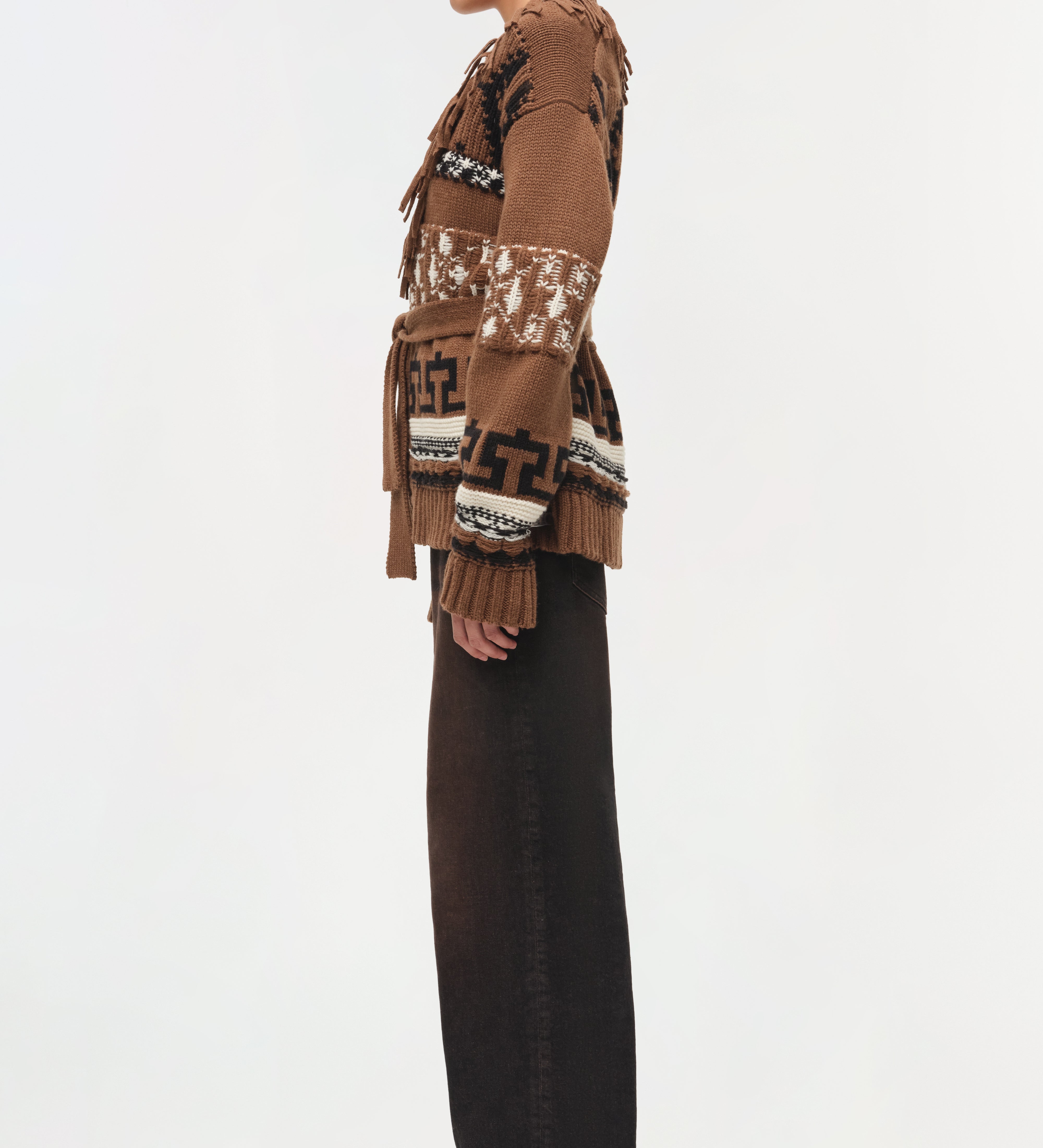 Simkhai - Elwood Western Fringe Wrap Cardigan