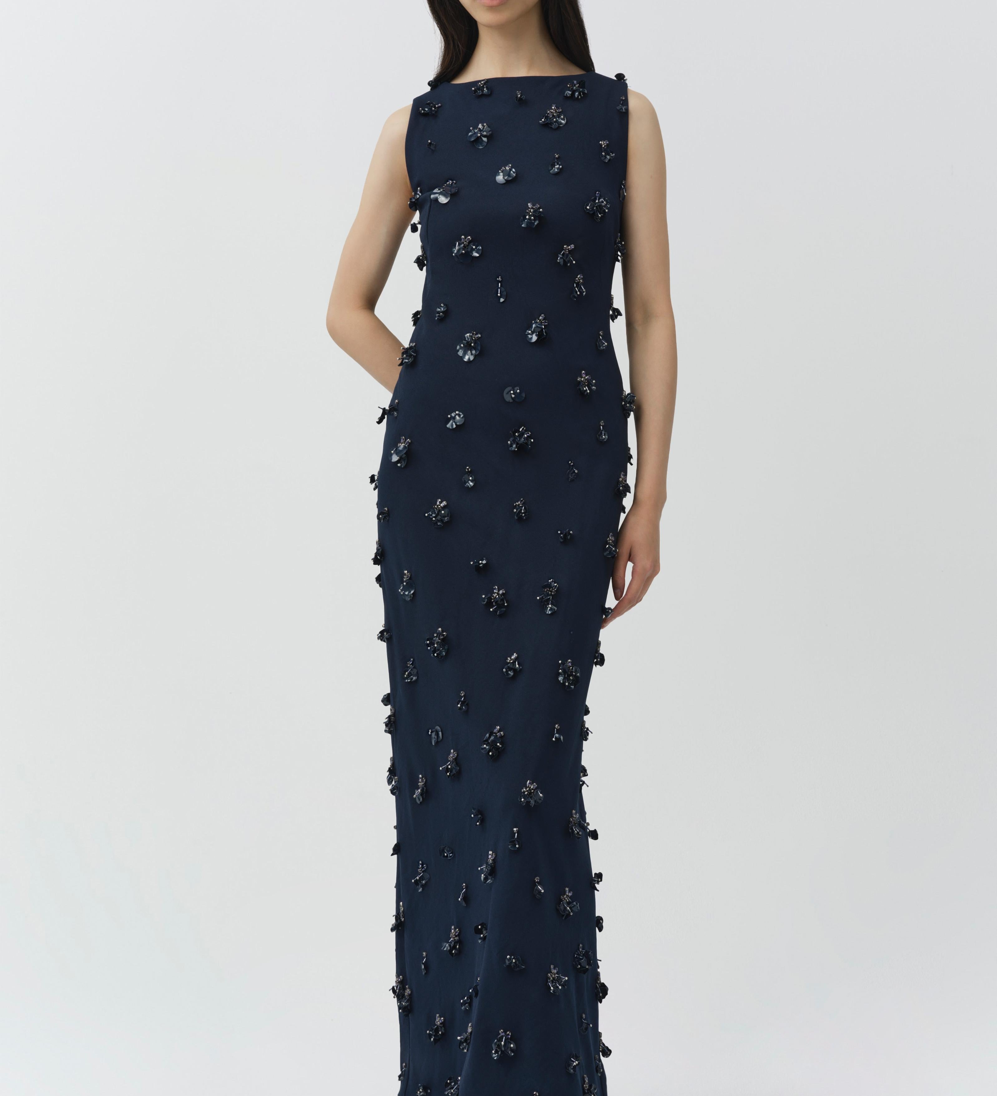 Simkhai - Claudia Embellished Crepe Midi Dress