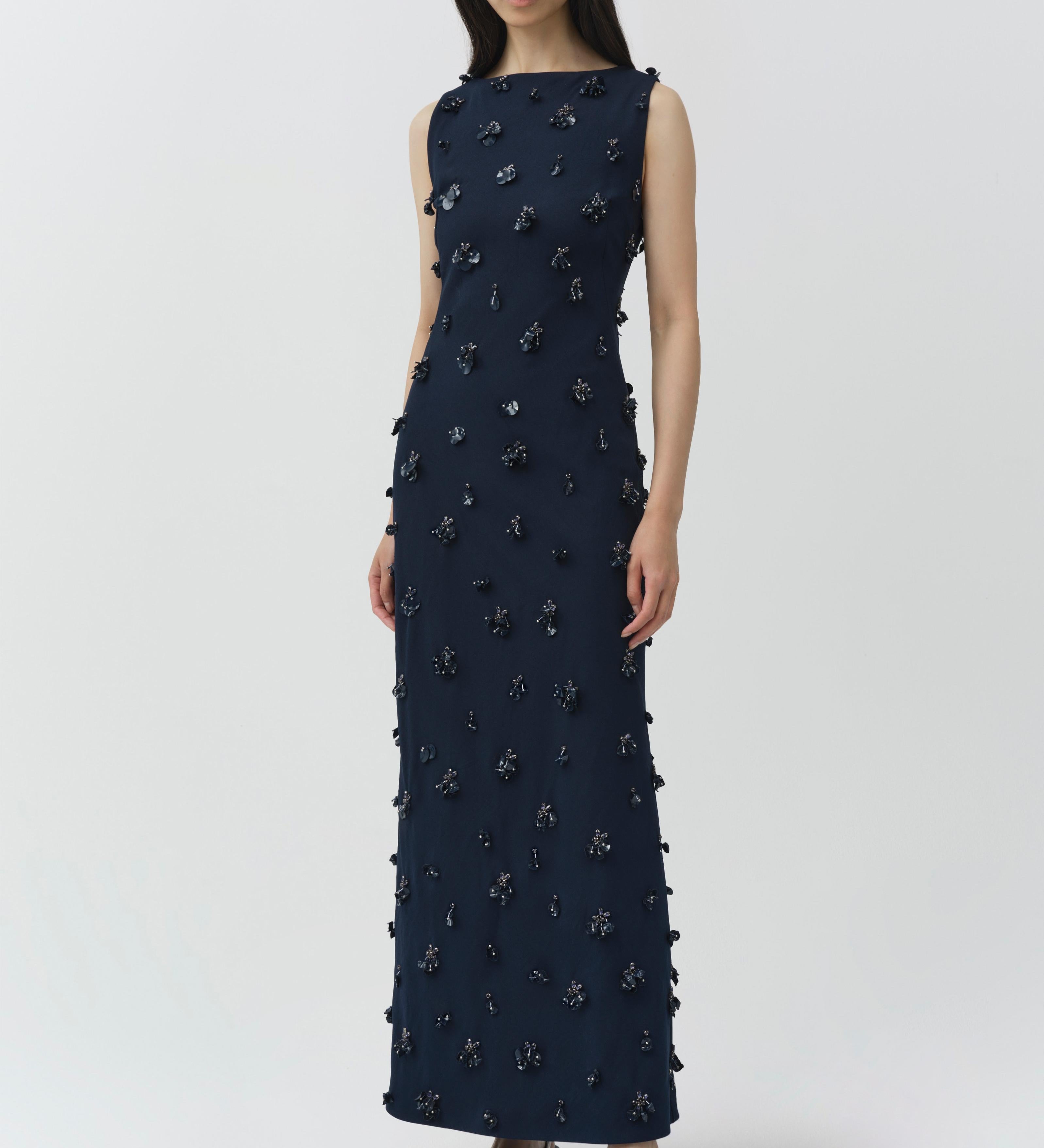 Simkhai - Claudia Embellished Crepe Midi Dress