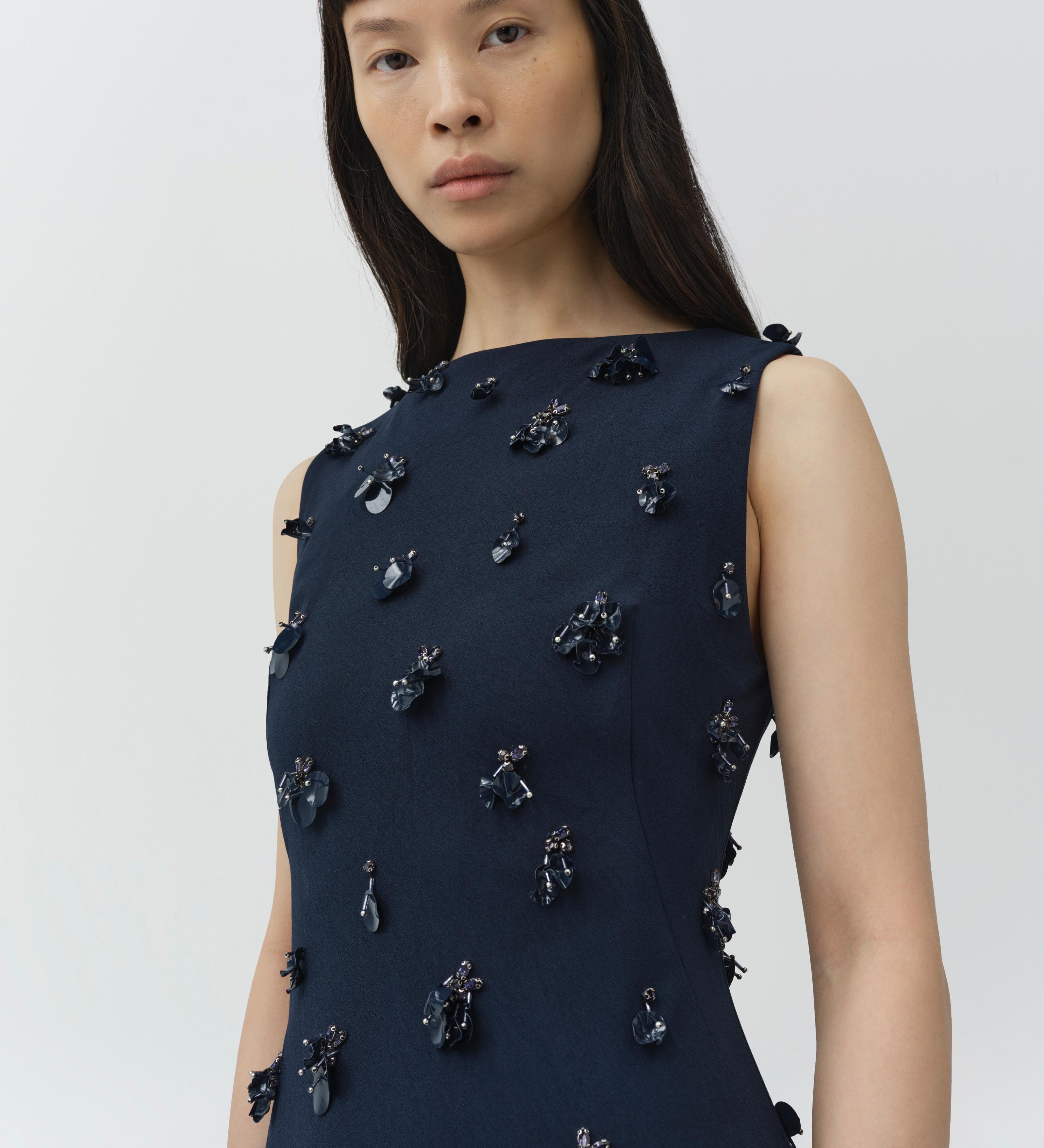 Simkhai - Claudia Embellished Crepe Midi Dress