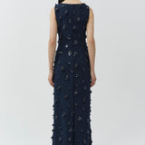 Simkhai - Claudia Embellished Crepe Midi Dress
