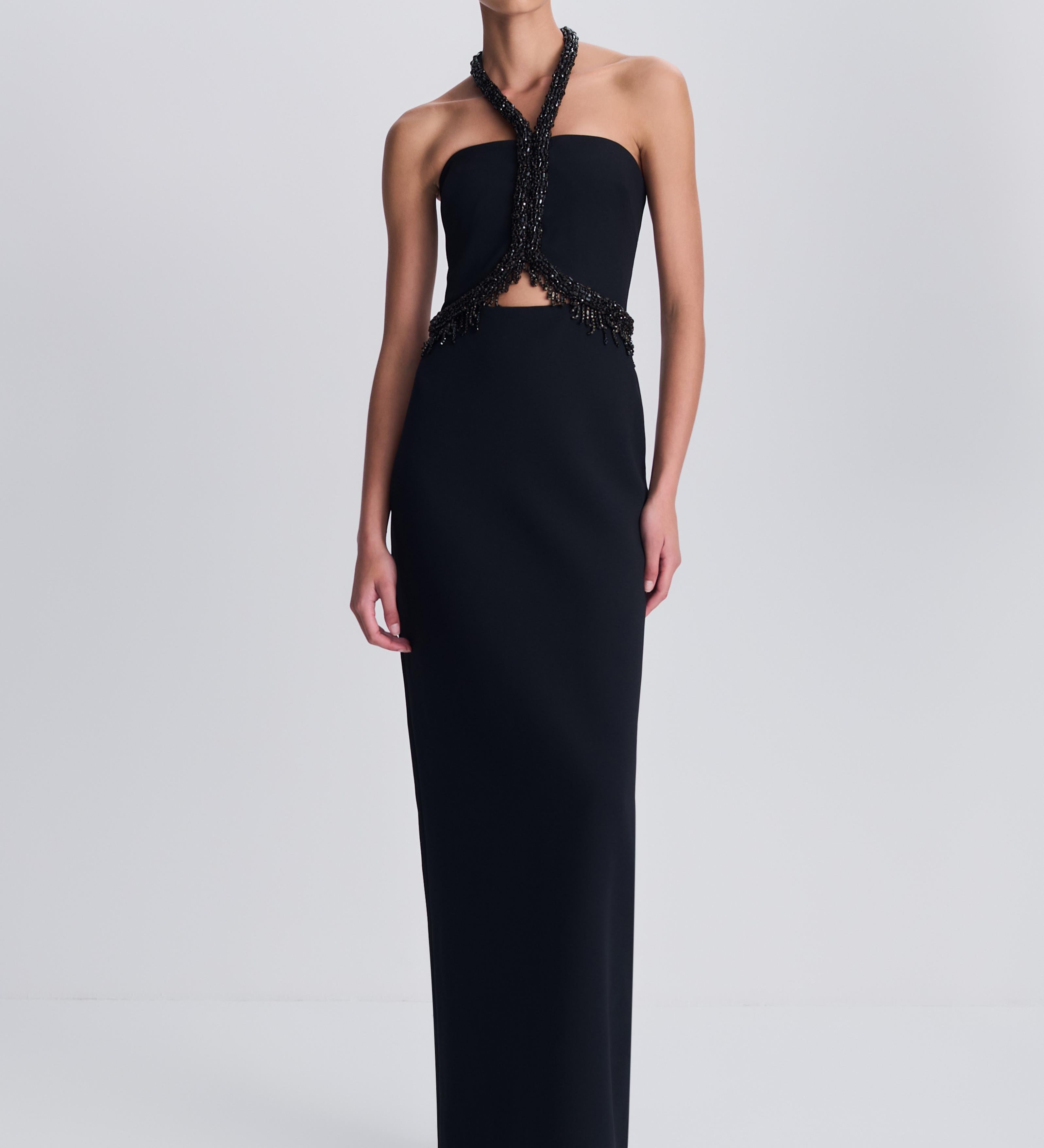 Simkhai - Zoriel Embellished Halter Gown