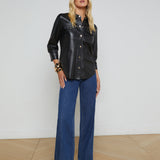 L'AGENCE - Avina Leather Shirt