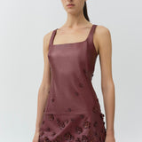 Simkhai - Talen Floral Leather Mini Dress