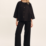 Posse - OLIVIA BLOUSE - BLACK
