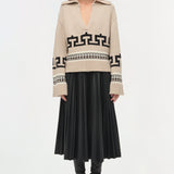 Simkhai - O'Reilly Western V - Neck Sweater