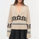 Simkhai - O'Reilly Western V - Neck Sweater