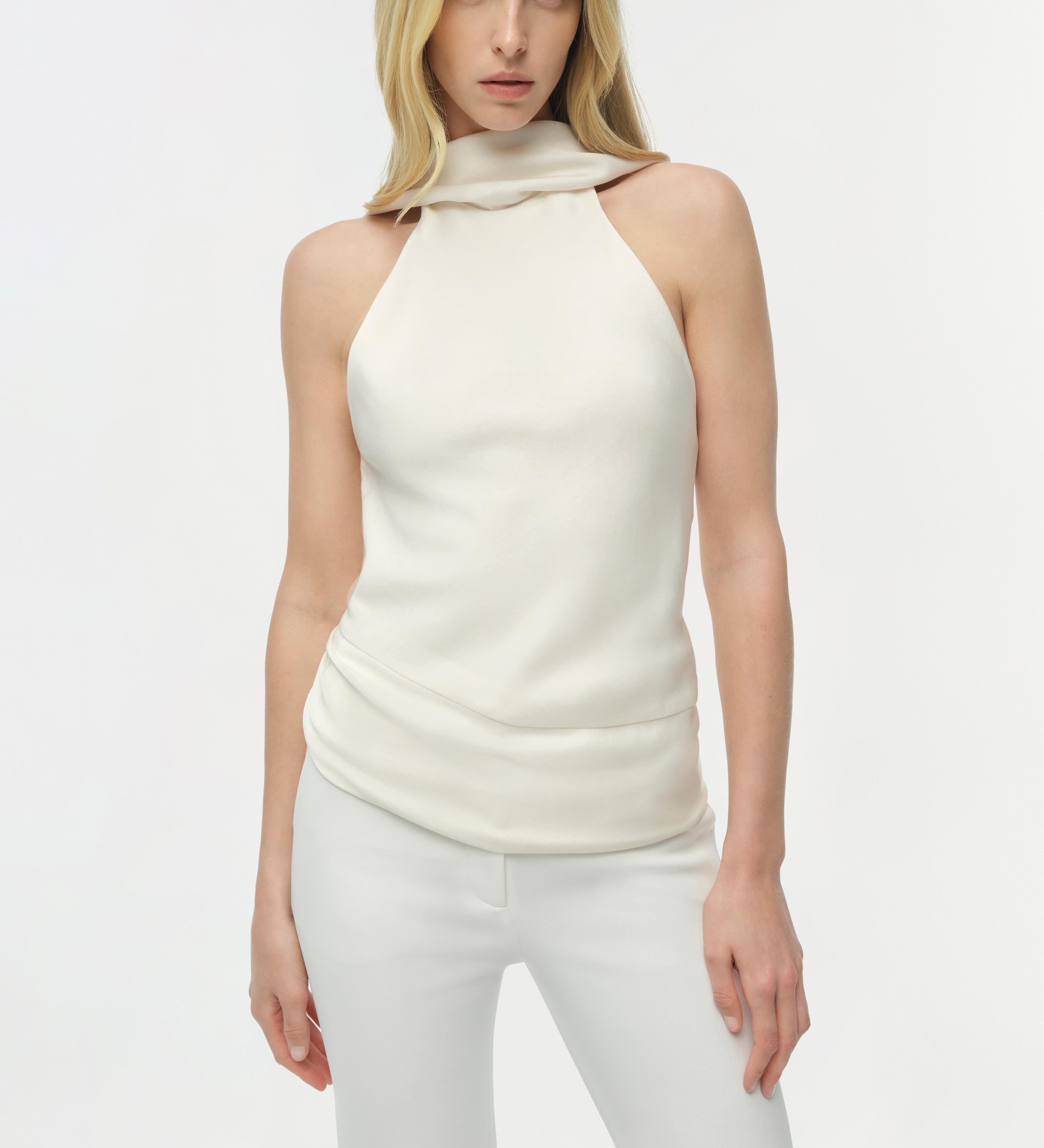 Simkhai - Samira Satin Cape Top