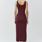 Simkhai - Genne Draped Knit Midi Dress