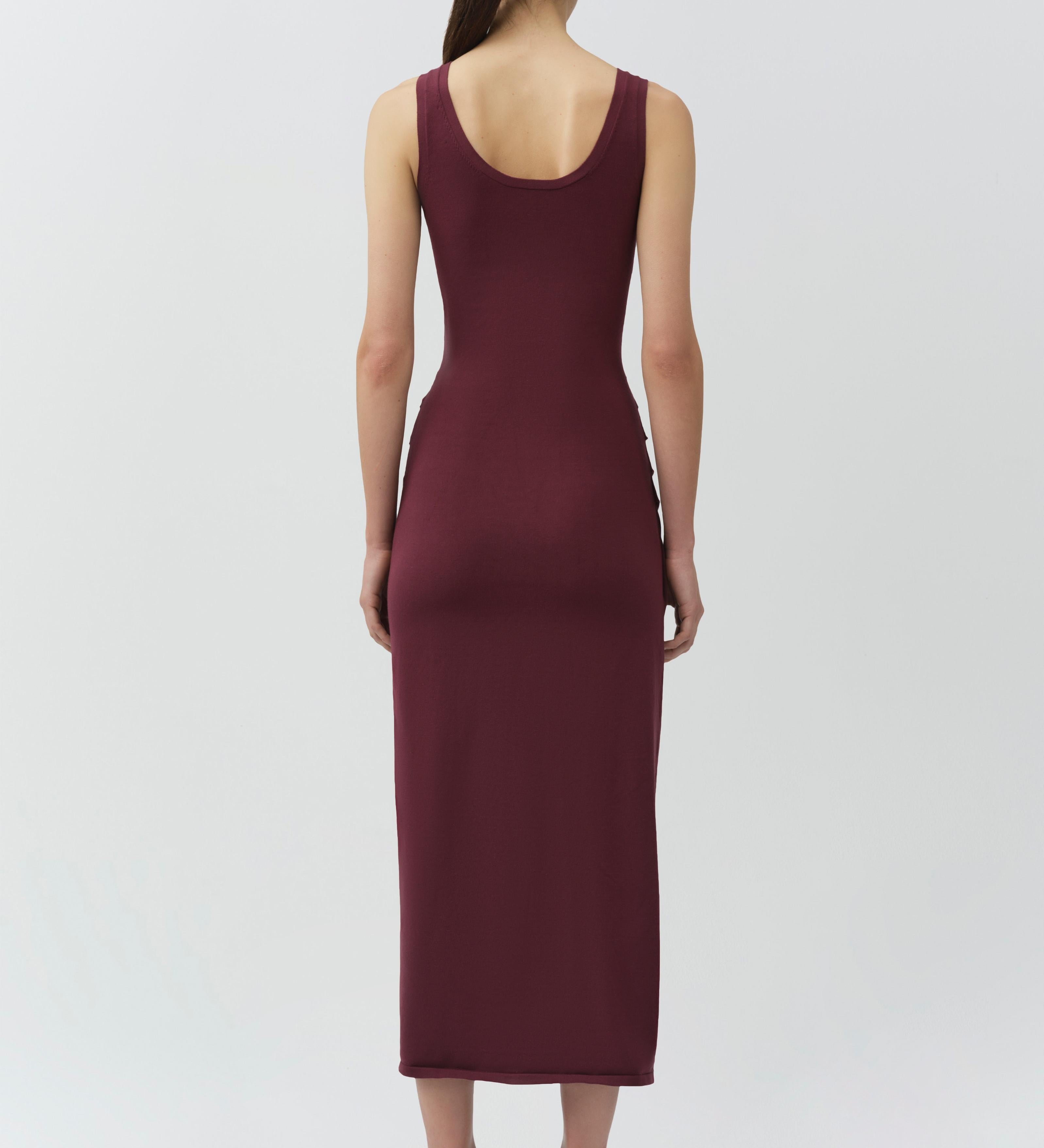 Simkhai - Genne Draped Knit Midi Dress