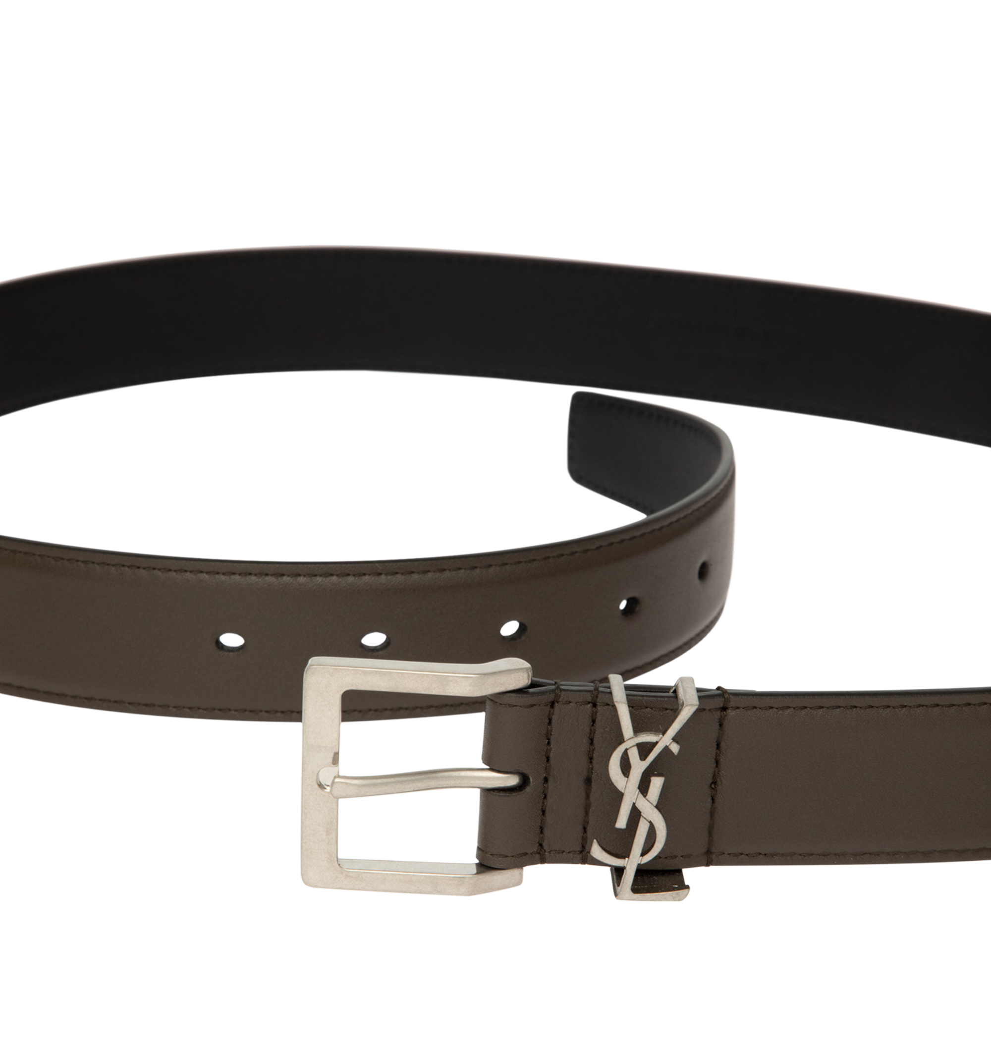 Saint Laurent - Cintura Box Laque Belt