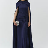 Simkhai - Demi Draped Jersey Cape Gown