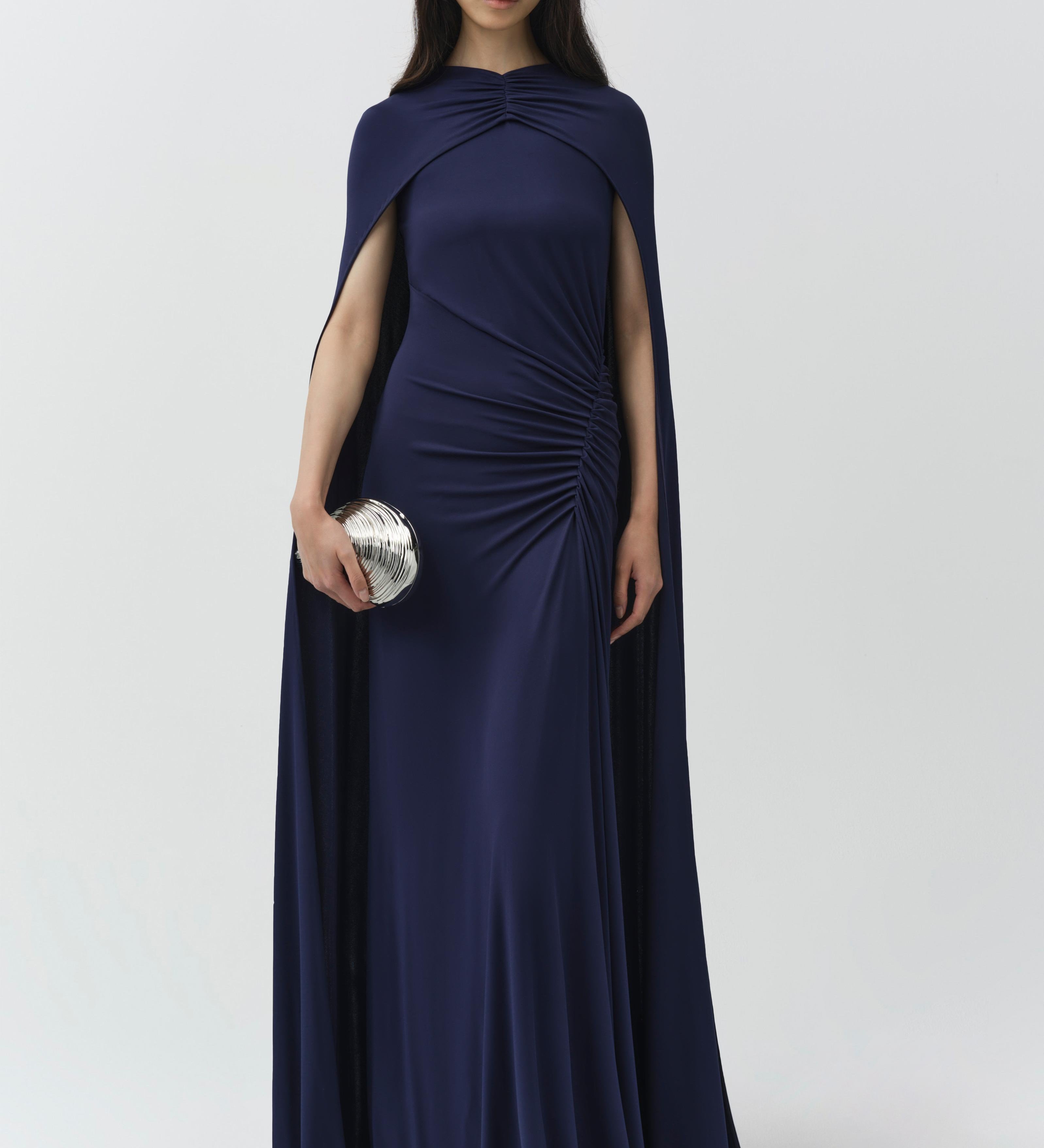 Simkhai - Demi Draped Jersey Cape Gown