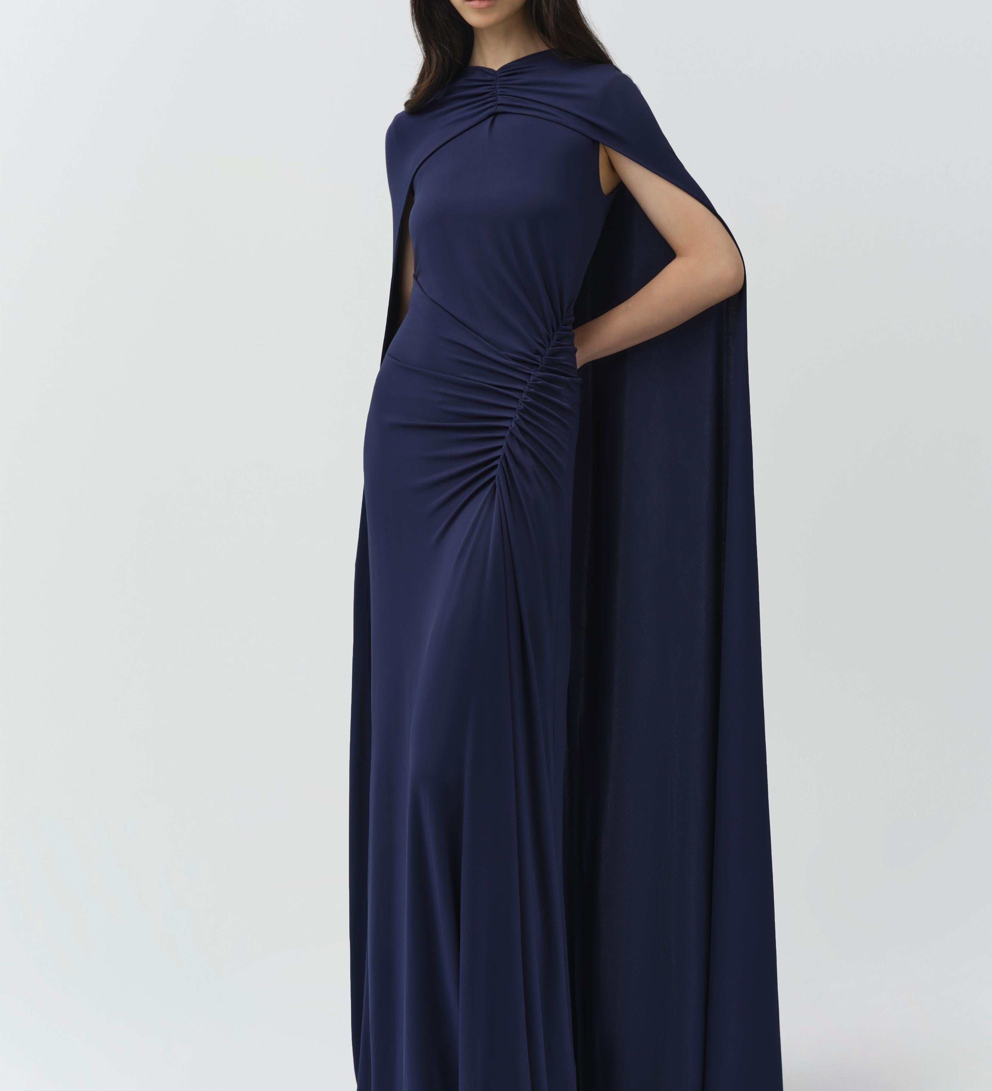 Simkhai - Demi Draped Jersey Cape Gown