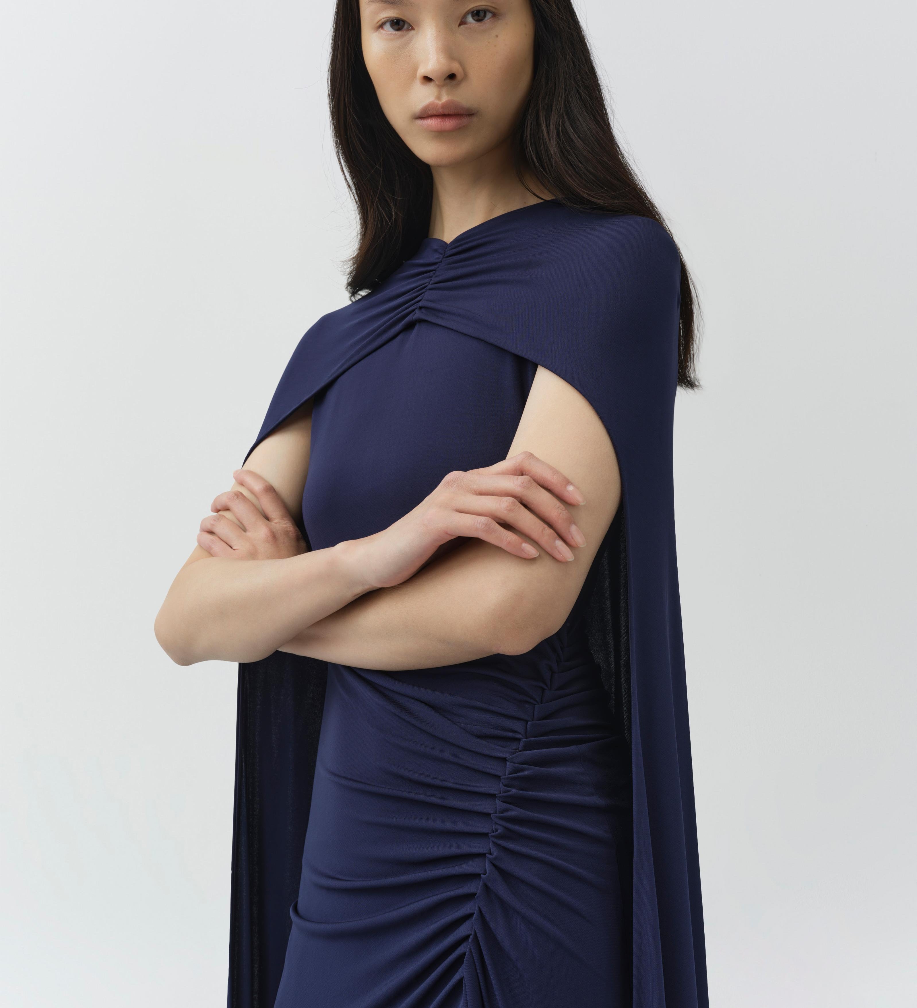 Simkhai - Demi Draped Jersey Cape Gown