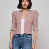 L'AGENCE - Delilah Cropped Cardigan