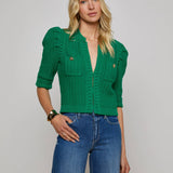 L'AGENCE - Delilah Cropped Cardigan