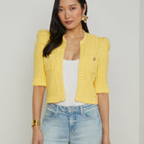 L'AGENCE - Delilah Cropped Cardigan