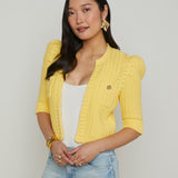 L'AGENCE - Delilah Cropped Cardigan