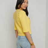 L'AGENCE - Delilah Cropped Cardigan