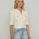 L'AGENCE - Delilah Cropped Cardigan