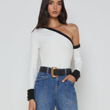 L'AGENCE - Maeva One-Shoulder Top