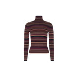 L'AGENCE - Olene Striped Turtleneck