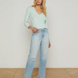 L'AGENCE - Trinity Sequin Cabled Pullover