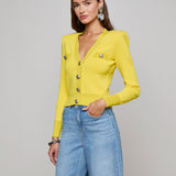 L'AGENCE - Taya V-Neck Cardigan