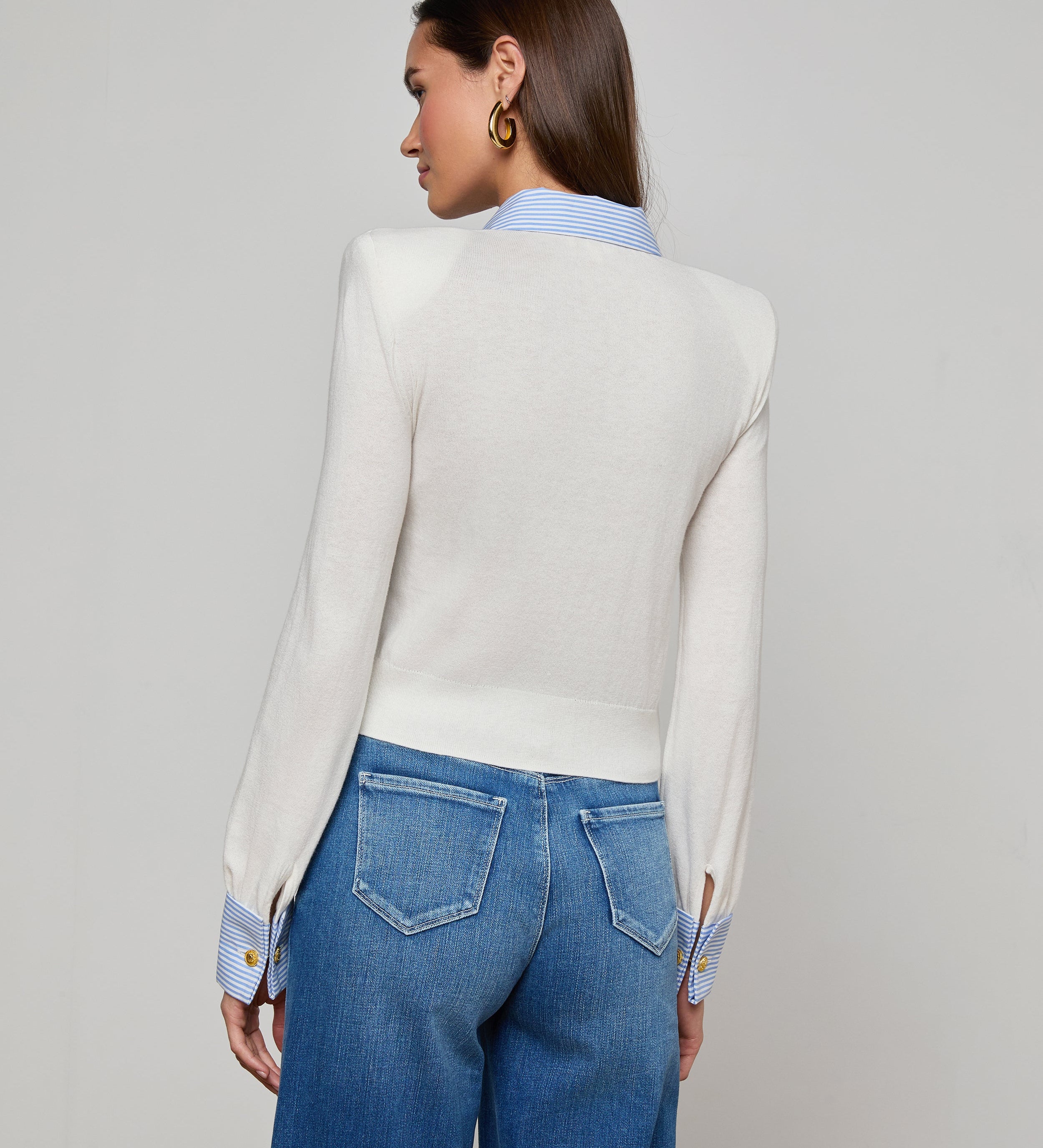 L'AGENCE - April Poplin Collar Pullover