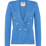 L'AGENCE - Kenzie Metallic Knit Blazer