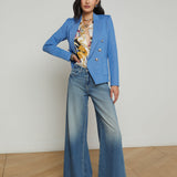 L'AGENCE - Kenzie Metallic Knit Blazer