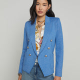 L'AGENCE - Kenzie Metallic Knit Blazer