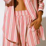 Faithfull - Elva Shorts Cherry Stripe