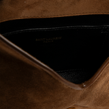 Saint Laurent - Cassandre Suede Small Chain Pouch