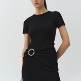 Simkhai - Leni Draped Knit Mini Dress
