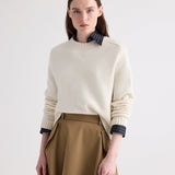 TWP - NEW JILL CREWNECK - IVORY