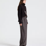 TWP - TRAVELING T NECK - DARK BROWN