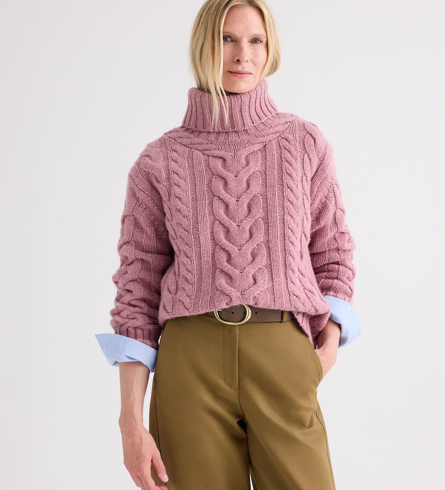 TWP - TRAVELING T NECK - PLUM