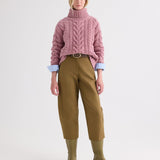 TWP - TRAVELING T NECK - PLUM