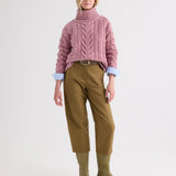 TWP - TRAVELING T NECK - PLUM