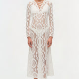 Simkhai - Hawthorne Lace Up Midi Dress