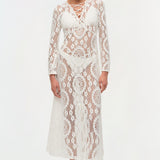 Simkhai - Hawthorne Lace Up Midi Dress